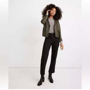 Madewell Slim Wide-Leg Jeans in Lunar Wash size 28